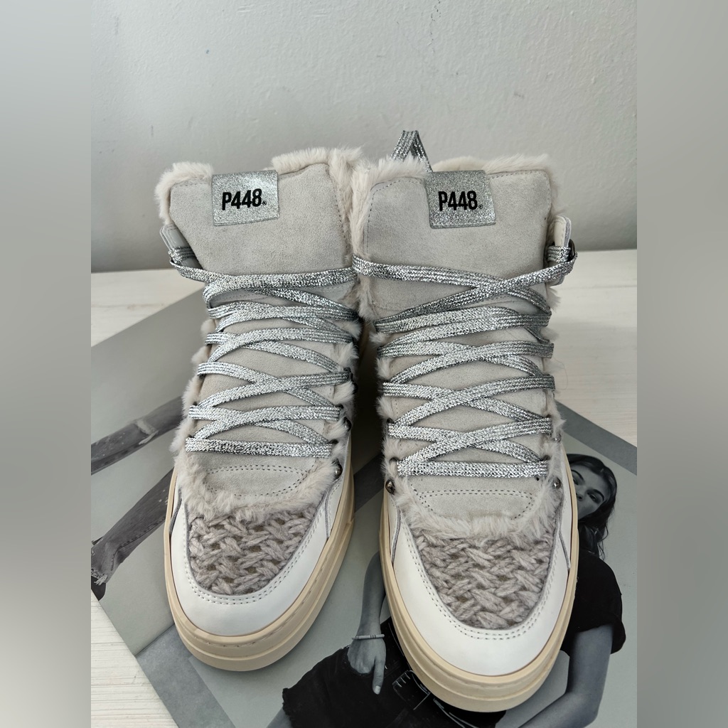 P448 Women’s Faux Fur Hiker Sneakers